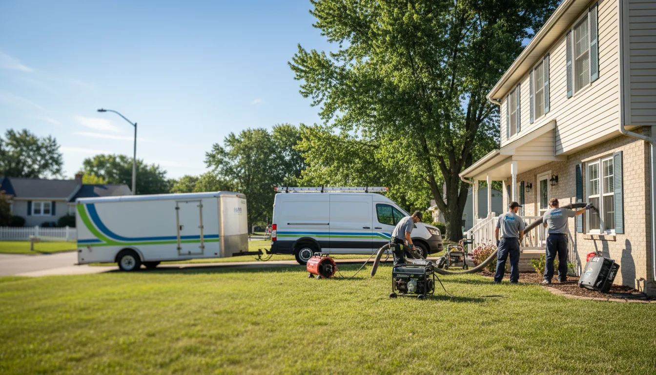Flooded Basement Restoration And Cleanup With Repair in Braham, MN near me